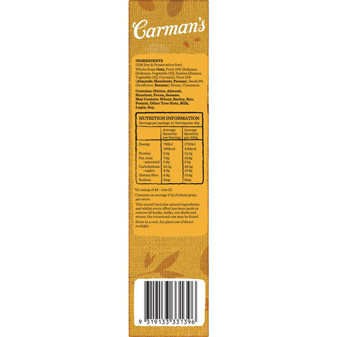 Carman's Natural Bircher Muesli 500g