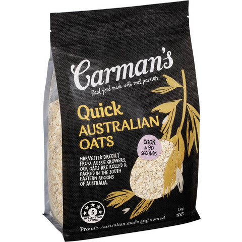 Carman's Quick Australian Oats 1kg