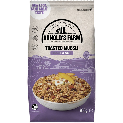 Arnold's Farm Toasted Muesli Fruit & Nut 700g