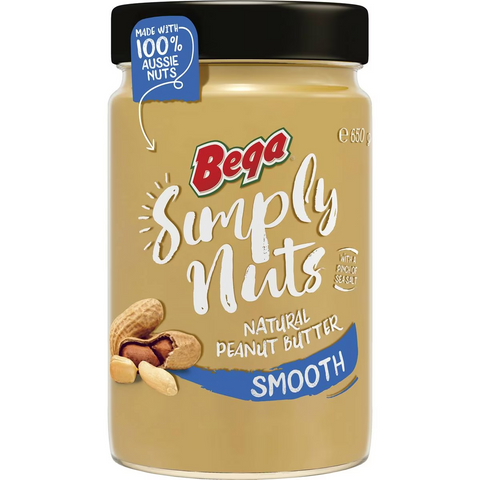 Bega Simply Nuts Smooth Natural Peanut Butter 650g