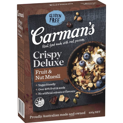 Carman's Fruit & Nut Crispy Deluxe Muesli 400g