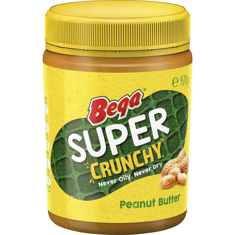 Bega Peanut Butter Super Crunchy 470g