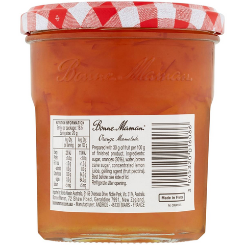 Bonne Maman Orange Marmalade 370g