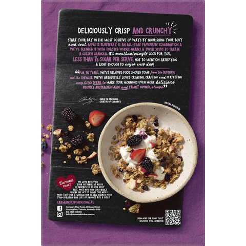 Carman's 5 Grain & Seed Granola Pink Lady Apple & Blueberry 450g