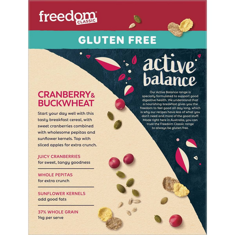 Freedom Active Balance Cranberry & Buckwheat Cereal 400g