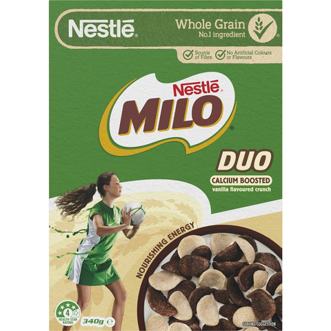 Nestle Milo Duo Breakfast Cereal 340g