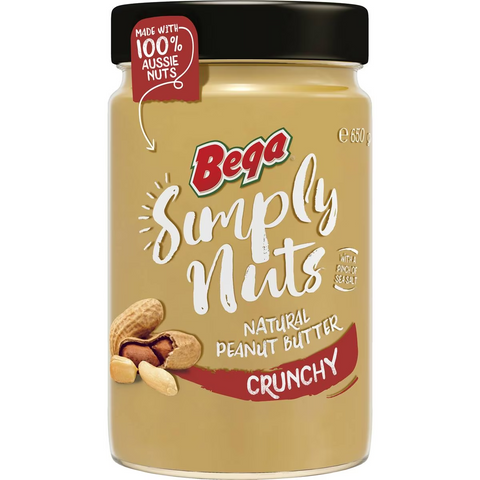 Bega Simply Nuts Crunchy Peanut Butter 650g