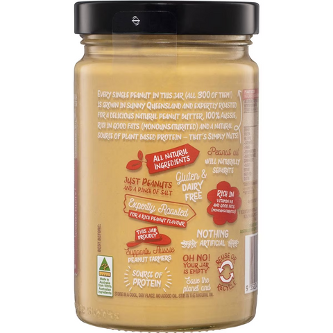 Bega Simply Nuts Crunchy Peanut Butter 650g