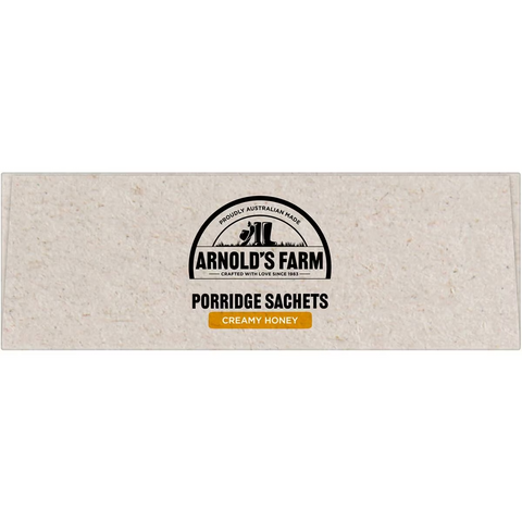 Arnold's Farm Porridge Sachets Creamy Honey 8 Pack