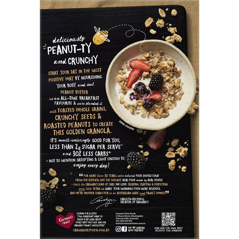 Carman's Low Carb Granola Peanut Butter 425g