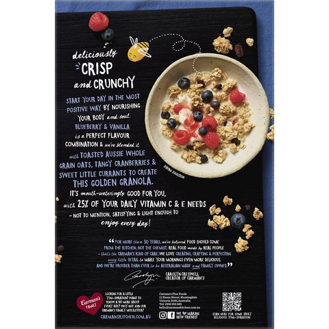 Carman's Antioxidant Granola Blueberry & Vanilla 425g