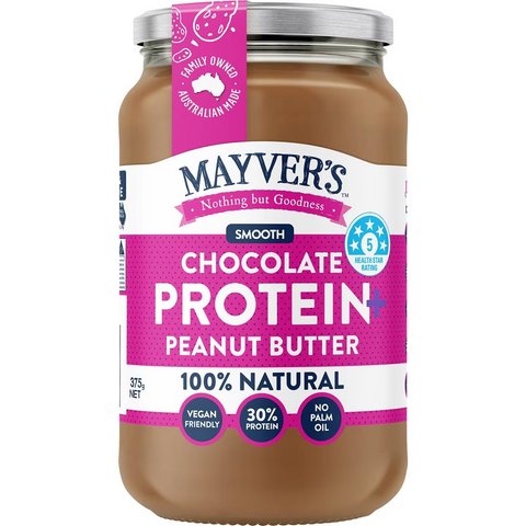 Mayvers Smooth Choc Protein Peanut Spread 375g