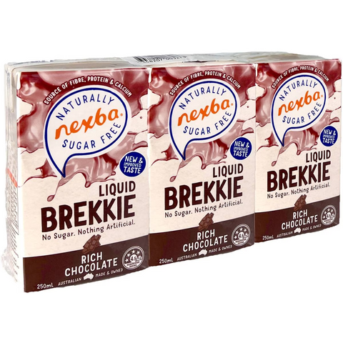 Nexba Liquid Brekkie Rich Chocolate 3 Pack