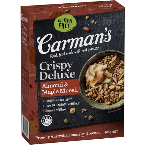 Carman's Deluxe Muesli Almond & Maple 400g