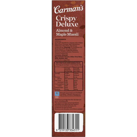 Carman's Deluxe Muesli Almond & Maple 400g