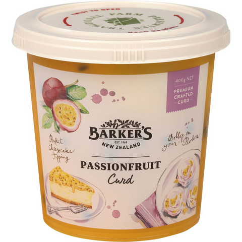 Barkers Passionfruit Curd 400g