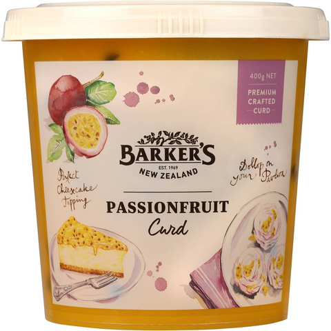 Barkers Passionfruit Curd 400g