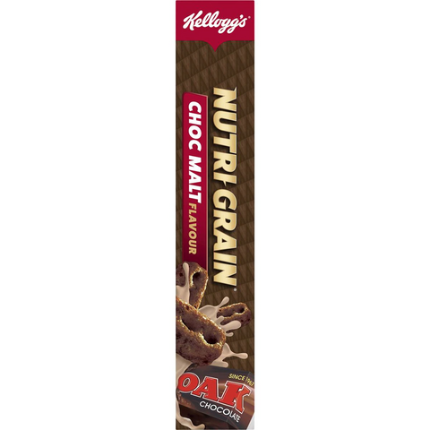 Kellogg's Nutri-grain Choc Malt Flavour Breakfast Cereal 435g