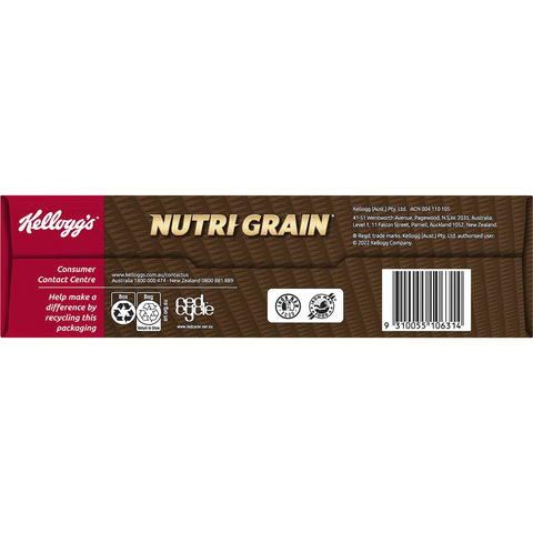 Kellogg's Nutri-grain Choc Malt Flavour Breakfast Cereal 435g