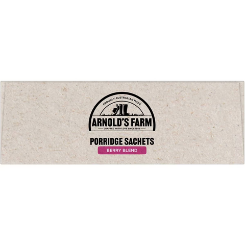 Arnold's Farm Porridge Sachets Berry Blend 8 Pack