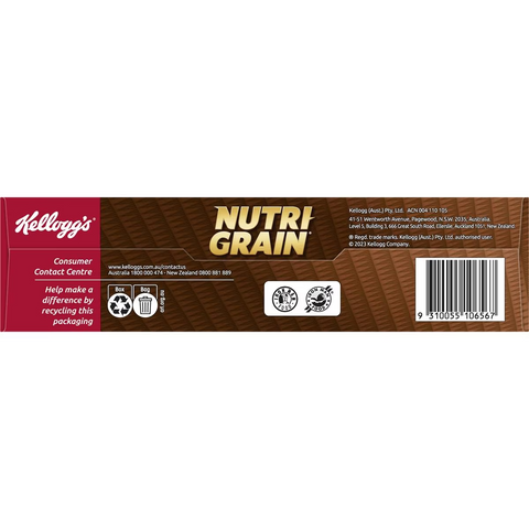 Kellogg's Nutri Grain 25% Less Sugar Vanilla Malt Flavour 450g