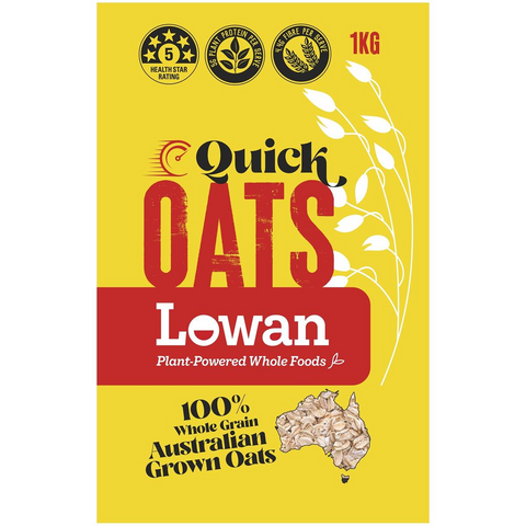 Lowan Quick Whole Grain Oats 1kg