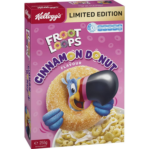 Kellogg's Froot Loops Cinnamon Donut Flavour 255g