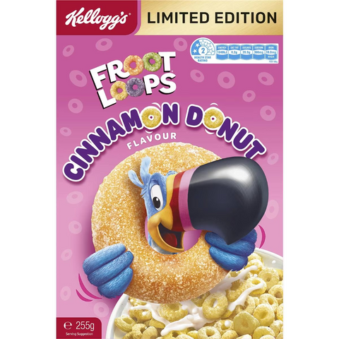 Kellogg's Froot Loops Cinnamon Donut Flavour 255g