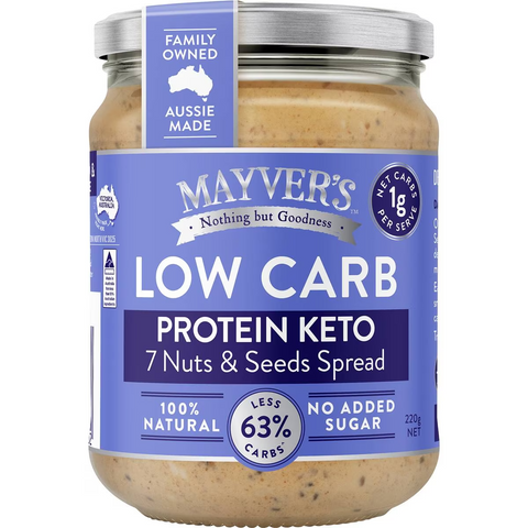 Mayver's Low Carb Protein Keto 7 Nuts & Seeds Spread 220g