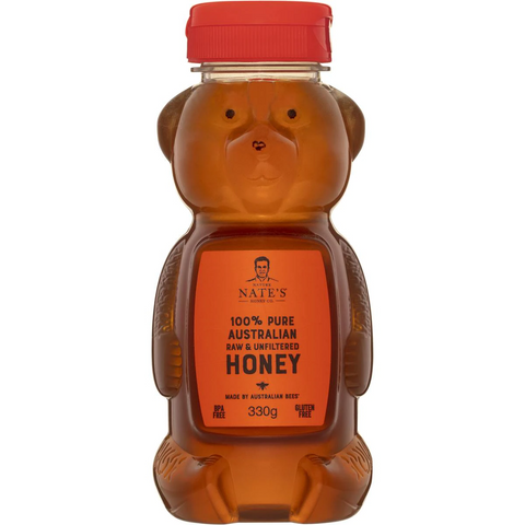 Nature Nate's Honey Bear Australian Honey 330g