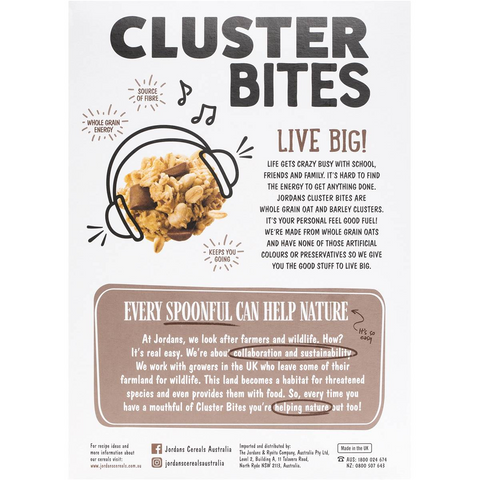 Jordans Cluster Bites Milk Chocolate 500g