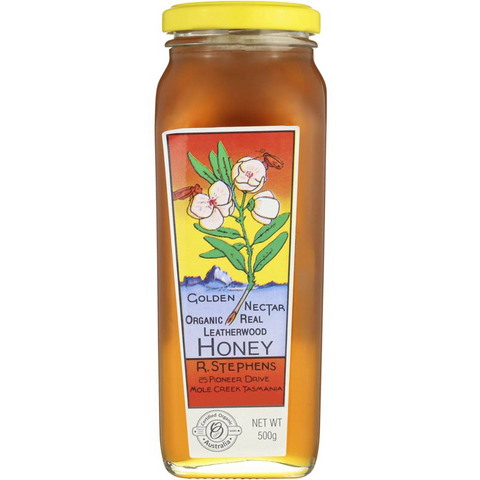 Leatherwood Organic Honey 500g