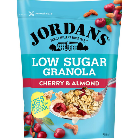 Jordans Granola Low Sugar Cherry Almond 500g