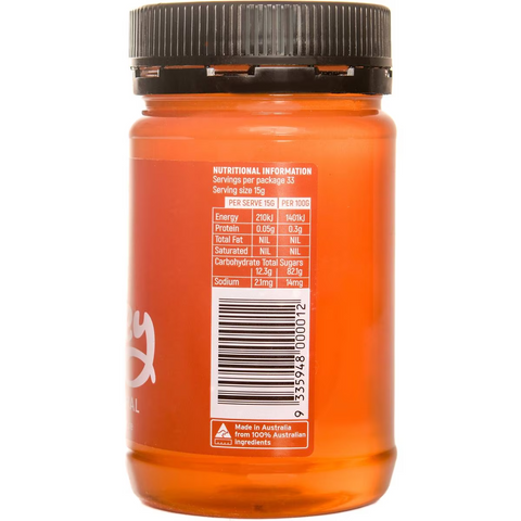 Byron Honey Raw And Natural 500g