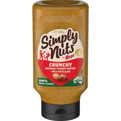 Bega Simply Nuts Crunchy Squeeze Bottle 450g