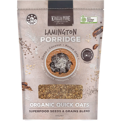 Kialla Pure Organics Lamington Porridge 300g