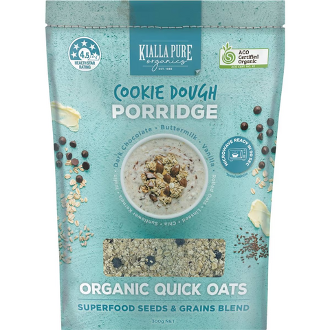 Kialla Pure Organics Cookie Dough Porridge 300g