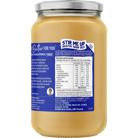 Mayvers Smooth Peanut Butter & Honey 375g