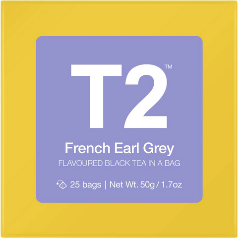 T2 French Earl Grey Black Tea Bags 25 Pack