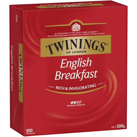 Twinings English Breakfast Tea Bags 100 Pack