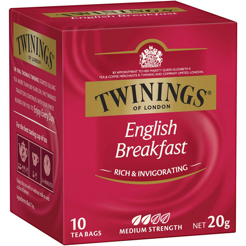 Twinings English Breakfast Tea Bags 10 Pack