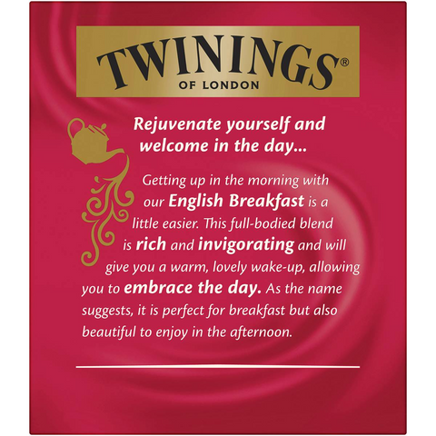 Twinings English Breakfast Tea Bags 10 Pack