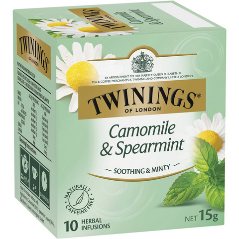 Twinings Camomile & Spearmint Tea Bags 10 Pack