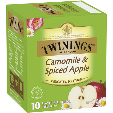 Twinings Camomile & Spiced Apple Tea Bags 10 Pack