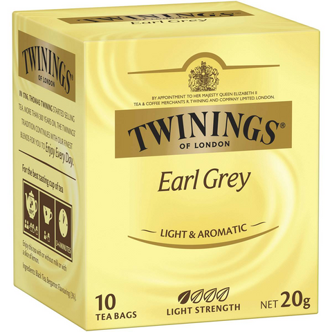 Twinings Earl Grey Tea Bags 10 Pack