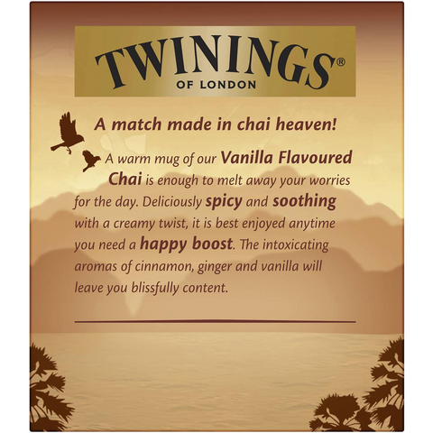 Twinings Chai Vanilla Tea Bags 10 Pack