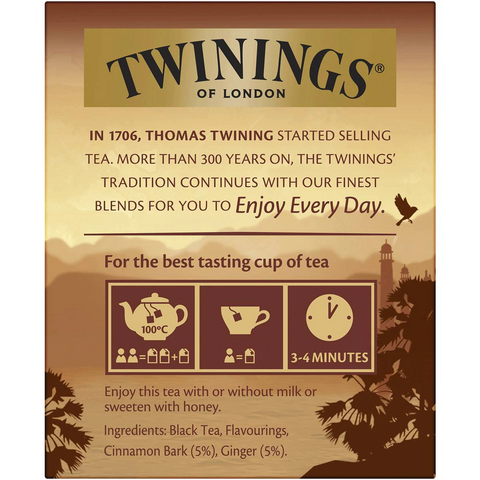 Twinings Chai Vanilla Tea Bags 10 Pack