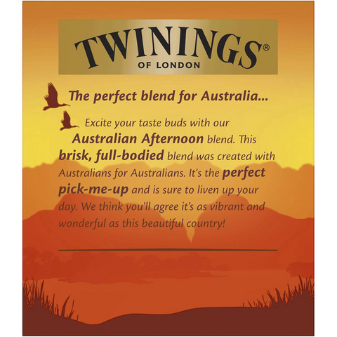 Twinings Australian Afternoon Black Tea Bags 10 Pack