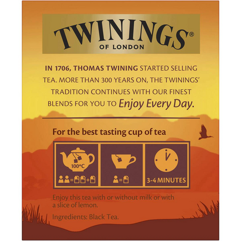 Twinings Australian Afternoon Black Tea Bags 10 Pack