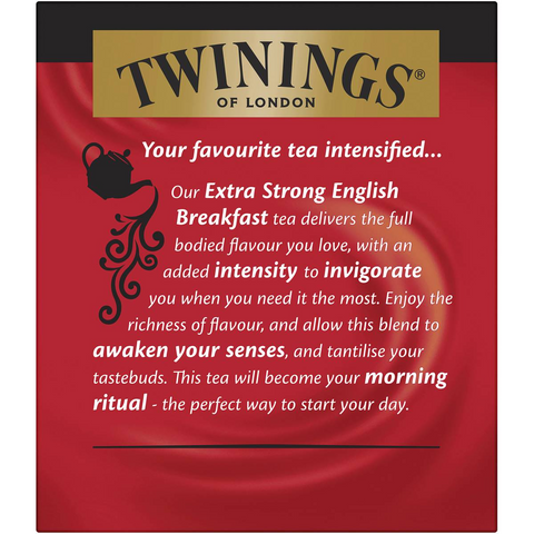 Twinings English Breakfast Extra Strong Tea Bags 10 Pack